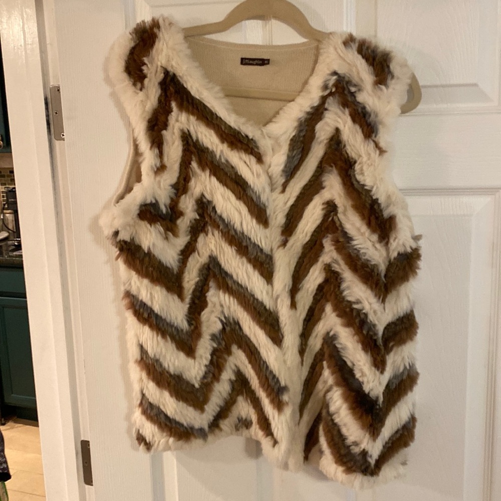 J. McLaughlin Rabbit Fur Vest